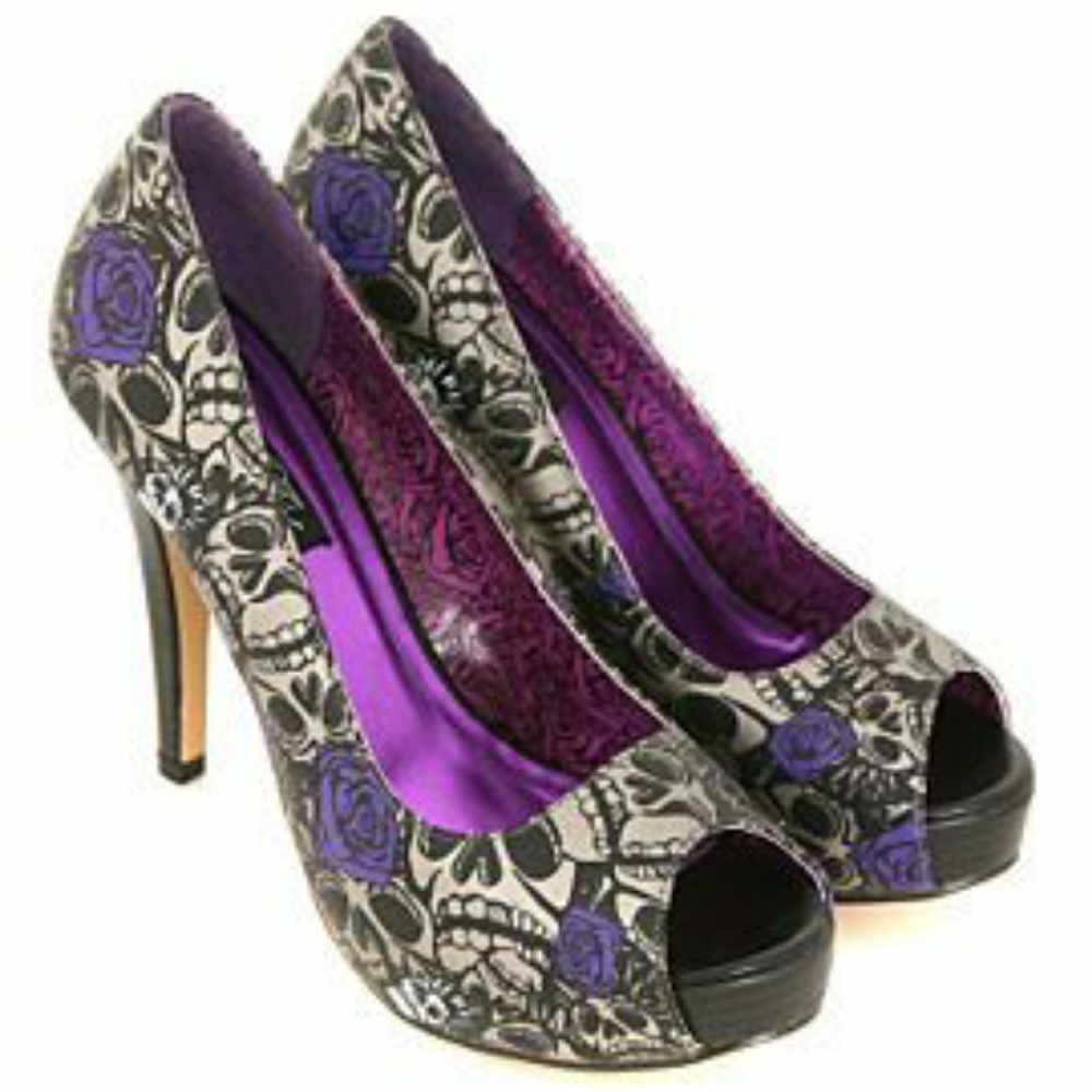 Iron Fist Ladies Muerte Punk Platform Size 8